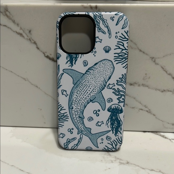 Amazon Other - Blue and White Shark Phone Case